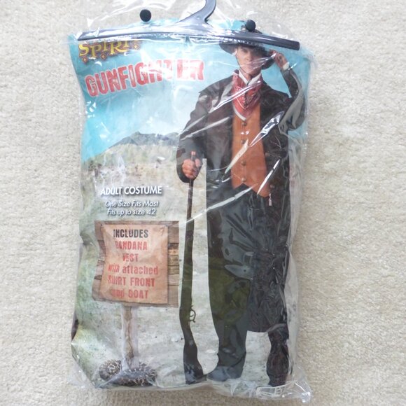 SPIRIT HALLOWEEN Men's "Gun Fighter" Western Sheriff Halloween costume - Picture 1 of 16